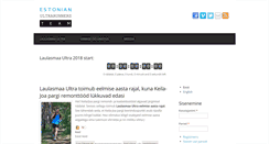Desktop Screenshot of estonian-ultrarunners.com